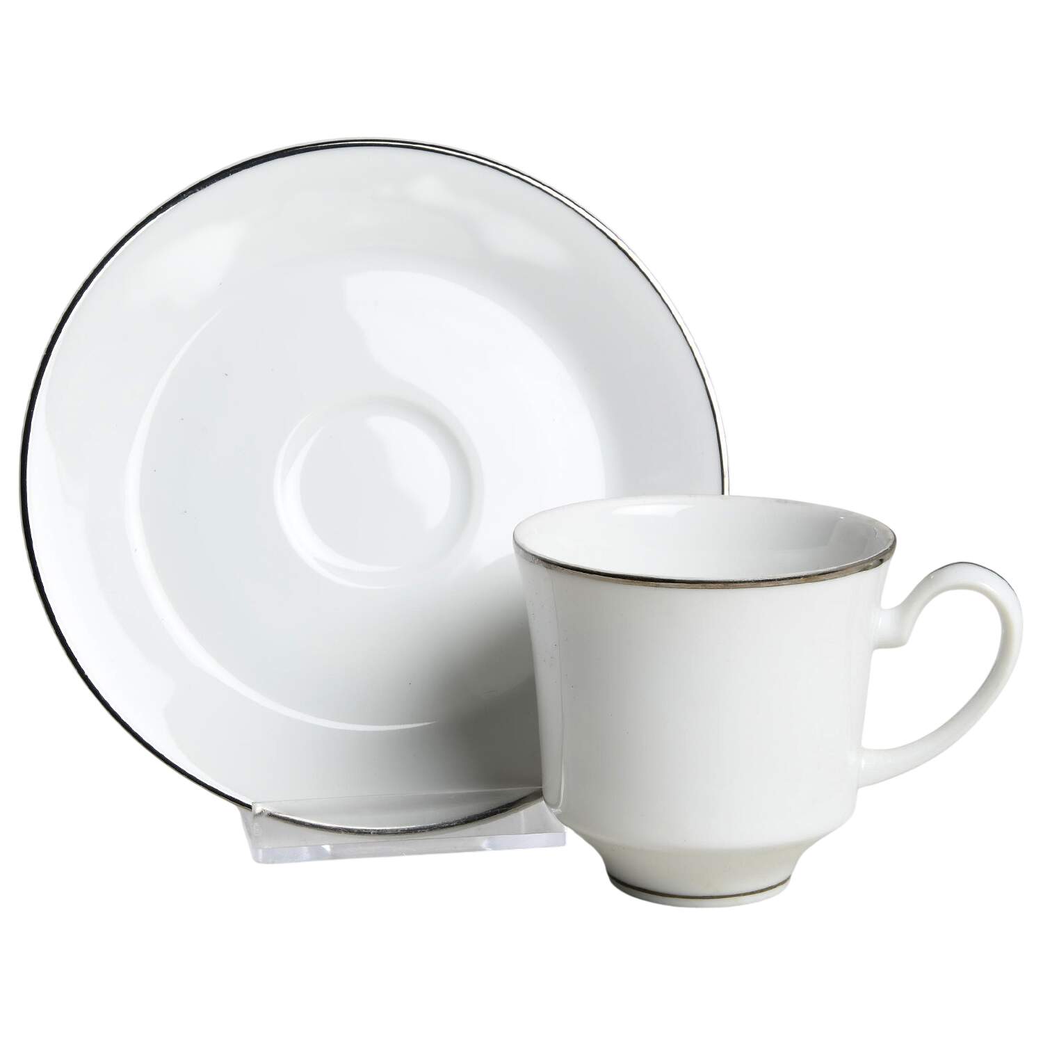 Westminster Flat Demitasse Cup & Saucer Set by Mikasa-1