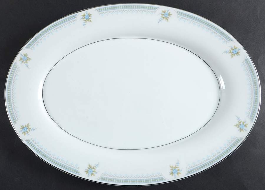 Westbury 16" Oval Serving Platter by Mikasa-1