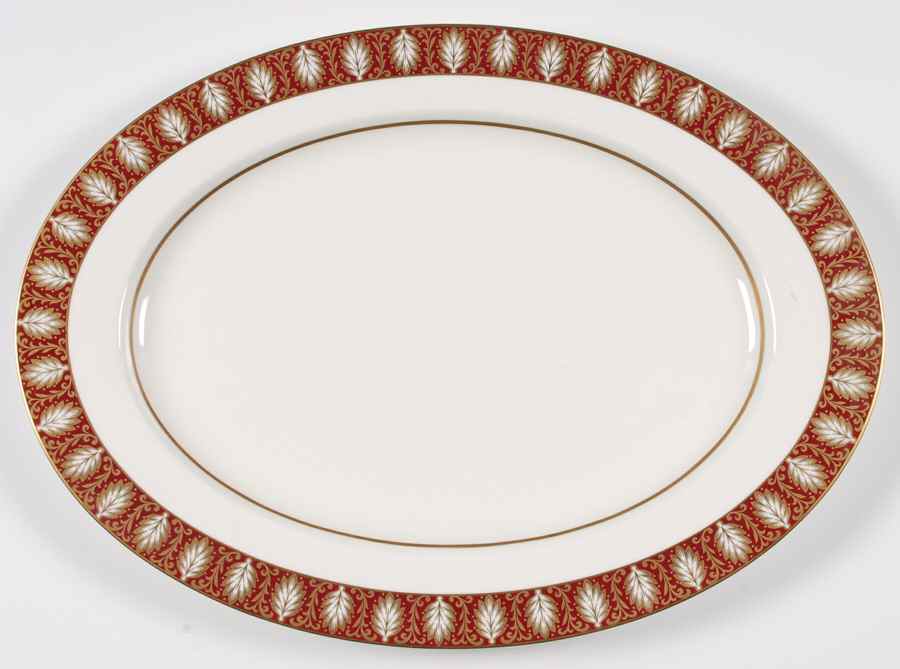 Westhampton 17" Oval Serving Platter by Mikasa-1