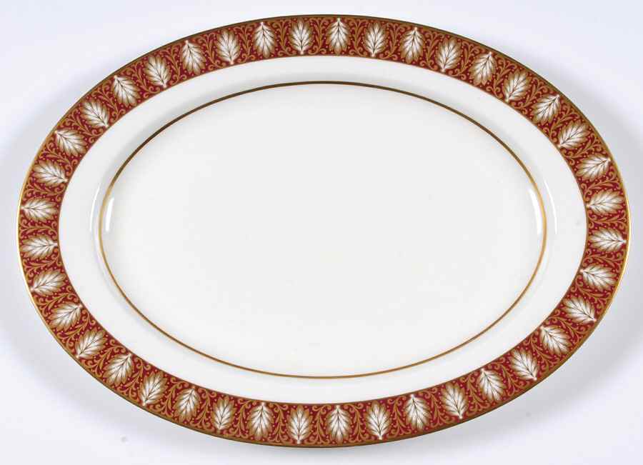 Westhampton 14" Oval Serving Platter by Mikasa-1