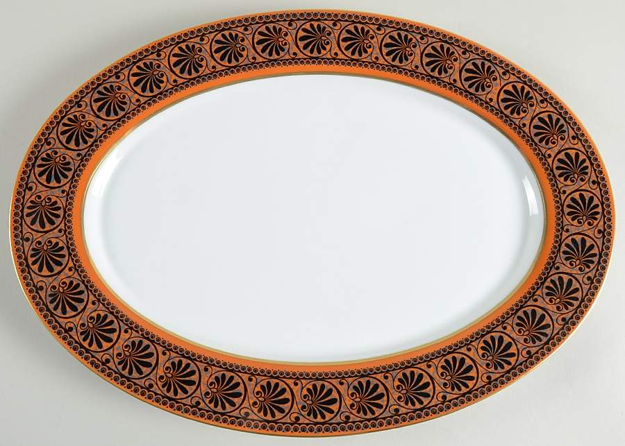 Westmount 16" Oval Serving Platter by Mikasa-1