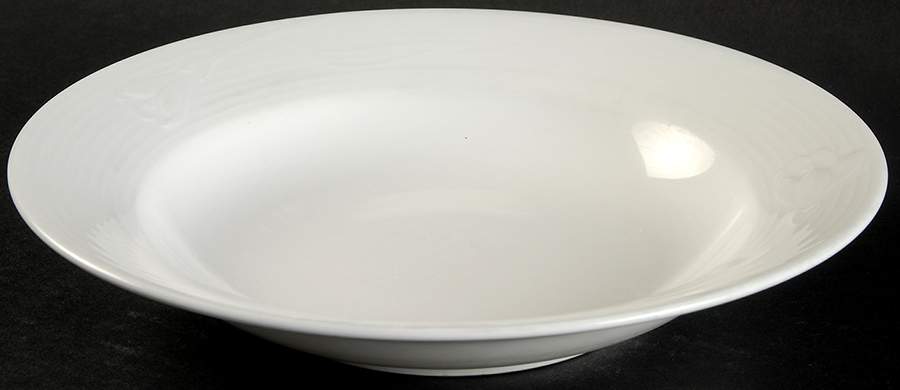 White Crocus Rim Soup Bowl by Mikasa-1