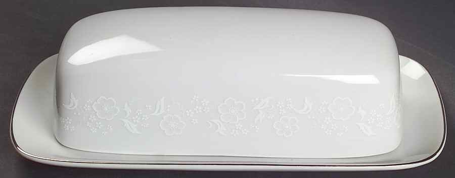 White Designs 1/4 Lb Covered Butter by Mikasa-1