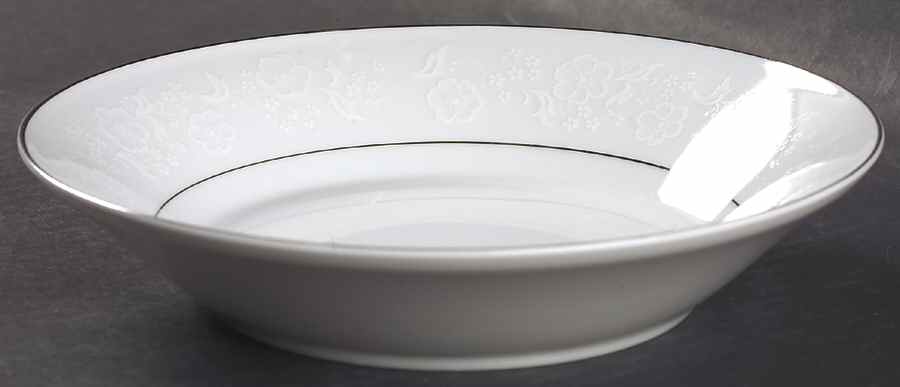 White Designs Coupe Soup Bowl by Mikasa-1