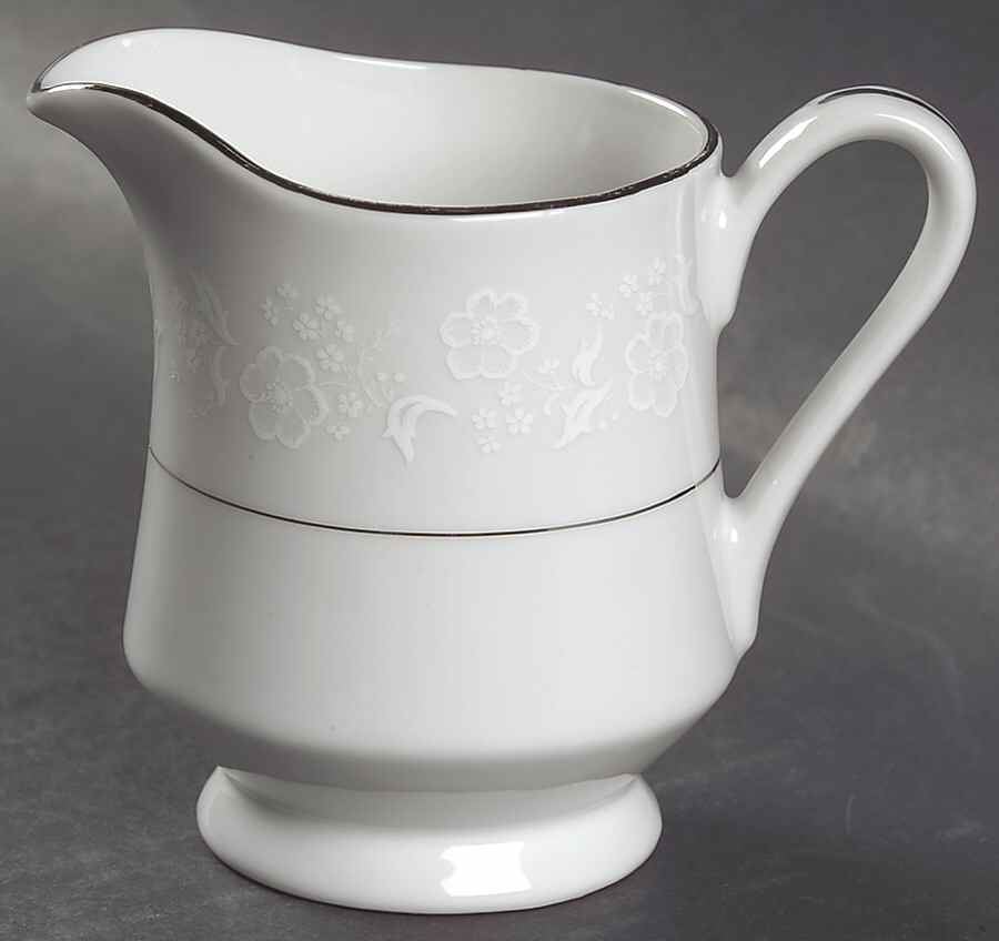 White Designs Creamer by Mikasa-1