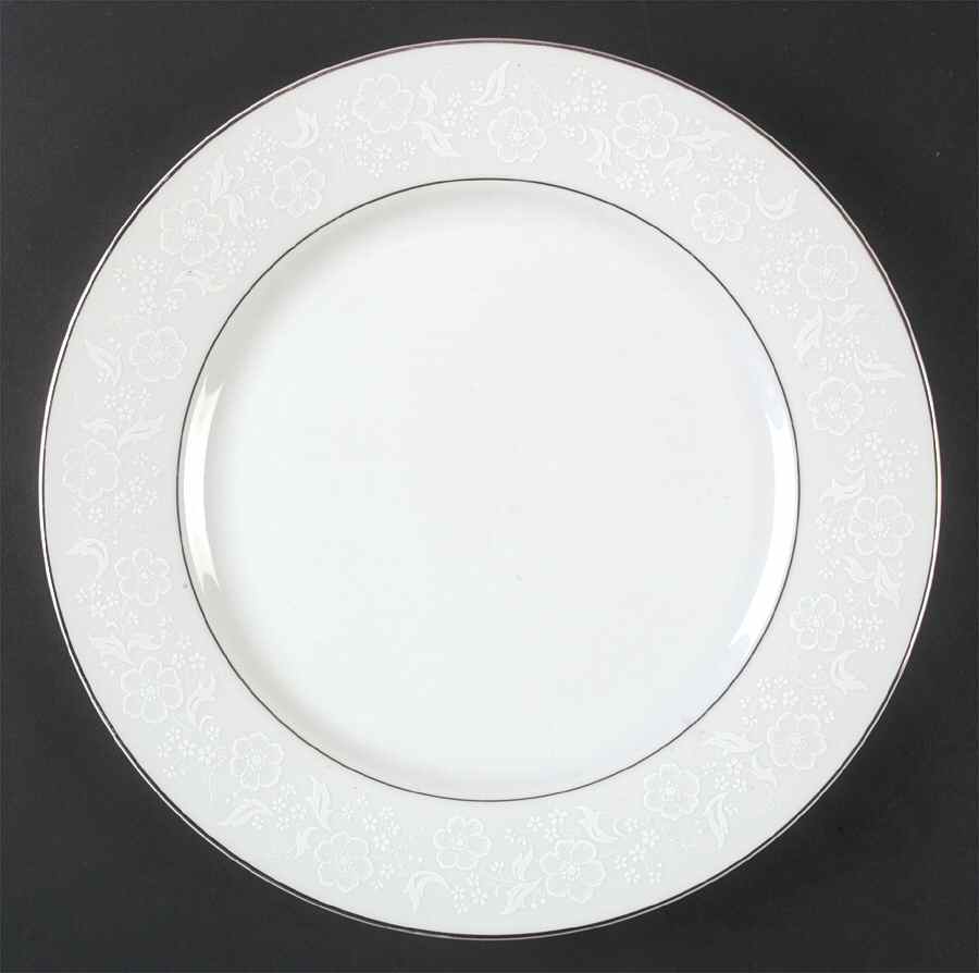 White Designs 12" Chop Plate (Round Platter) by Mikasa-1