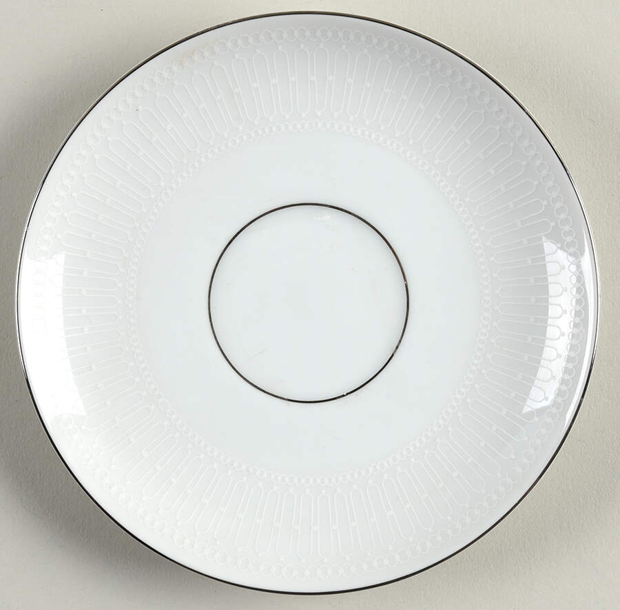 White House Saucer by Mikasa-1