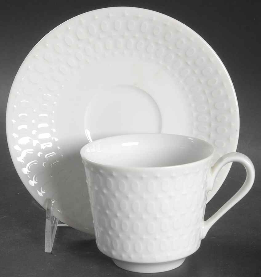 Whitehall Flat Cup & Saucer Set by Mikasa-1