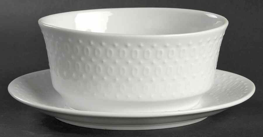 Whitehall Gravy Boat with Attached Underplate by Mikasa-1