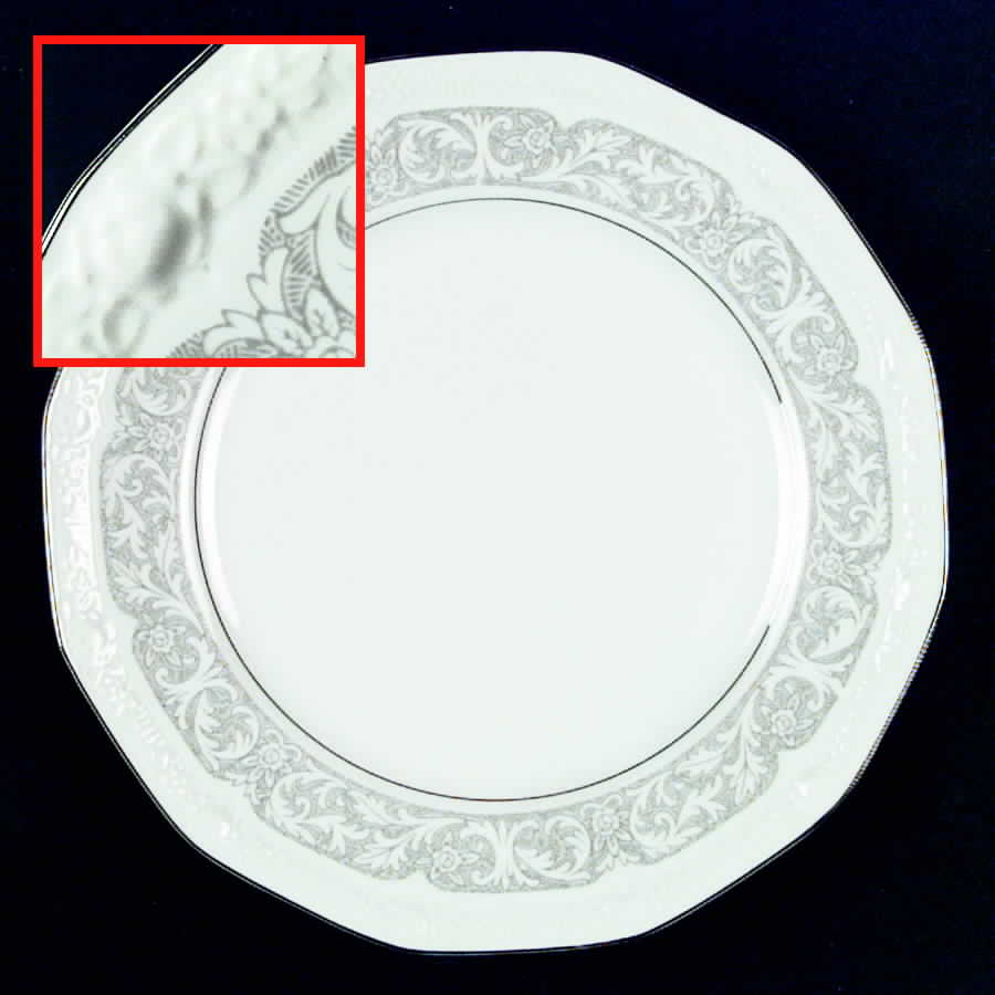 White Lace Dinner Plate by Mikasa-1
