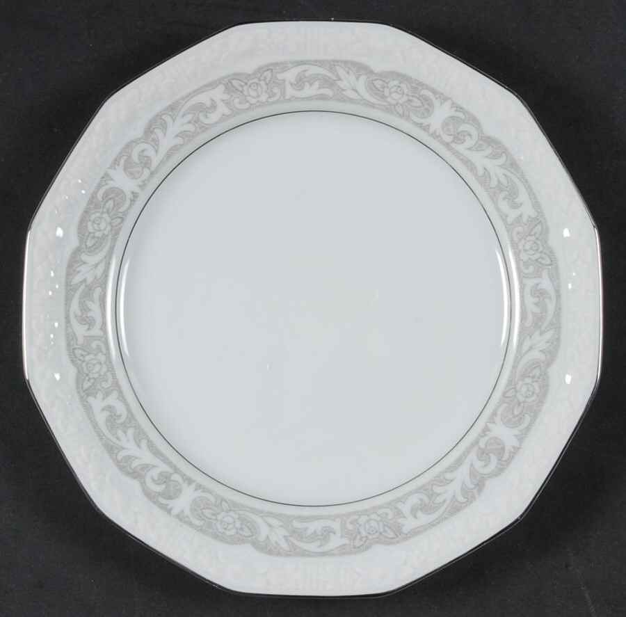 White Lace Salad Plate by Mikasa-1