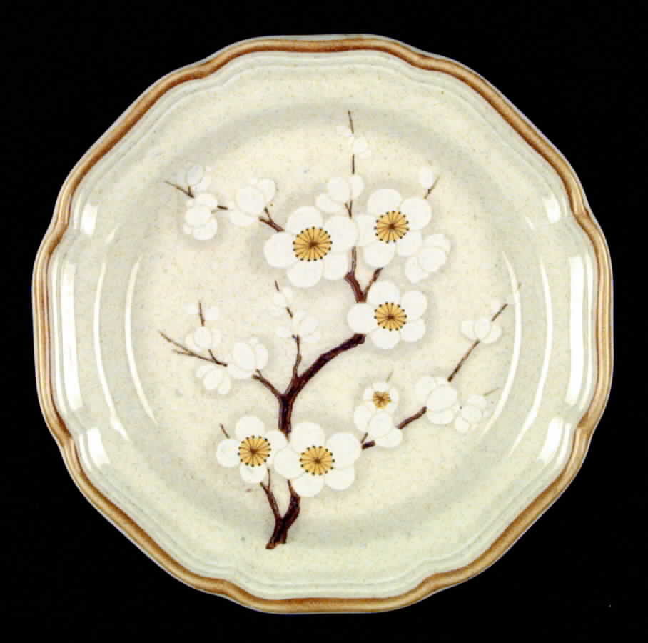 White Petals Salad Plate by Mikasa-1