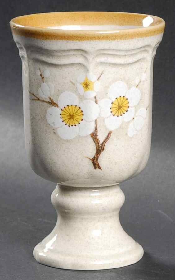 White Petals 1o Oz China Goblet by Mikasa-1