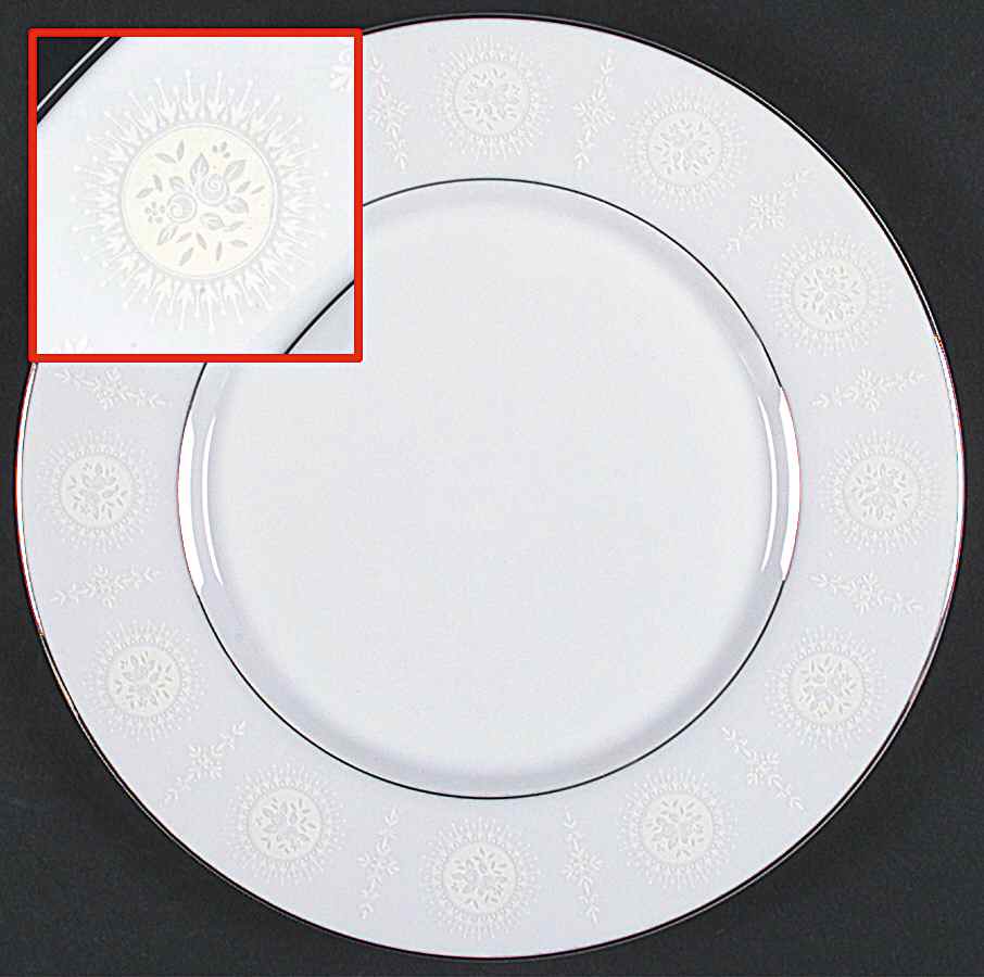 White Rose Dinner Plate by Mikasa-1
