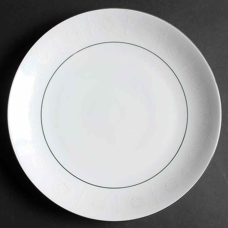 White Rose 12" Chop Plate (Round Platter) by Mikasa-1