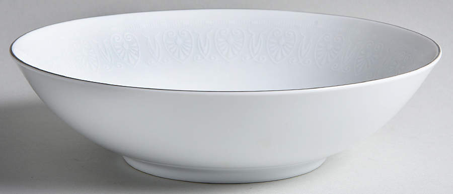 White Shield 9" Round Vegetable Bowl by Mikasa-1