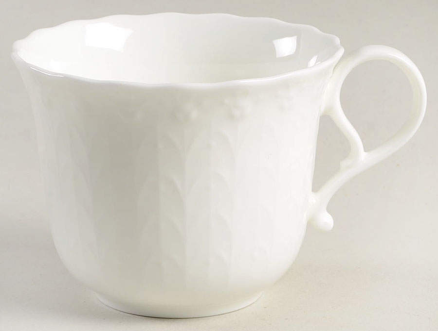 White Silk Flat Cup by Mikasa-1
