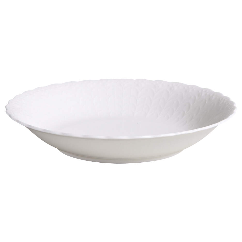 White Silk Coupe Soup Bowl by Mikasa-1