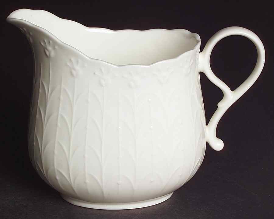 White Silk Creamer by Mikasa-1