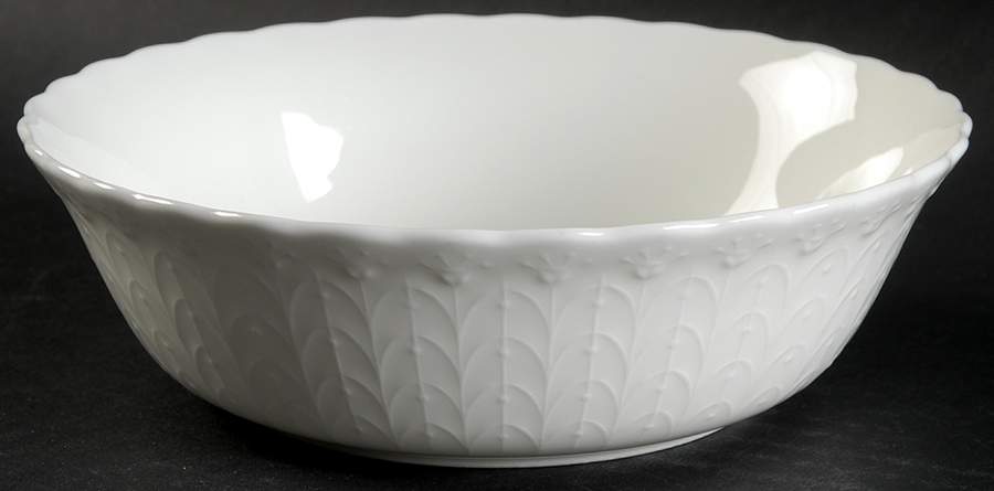 White Silk Oatmeal Bowl by Mikasa-1