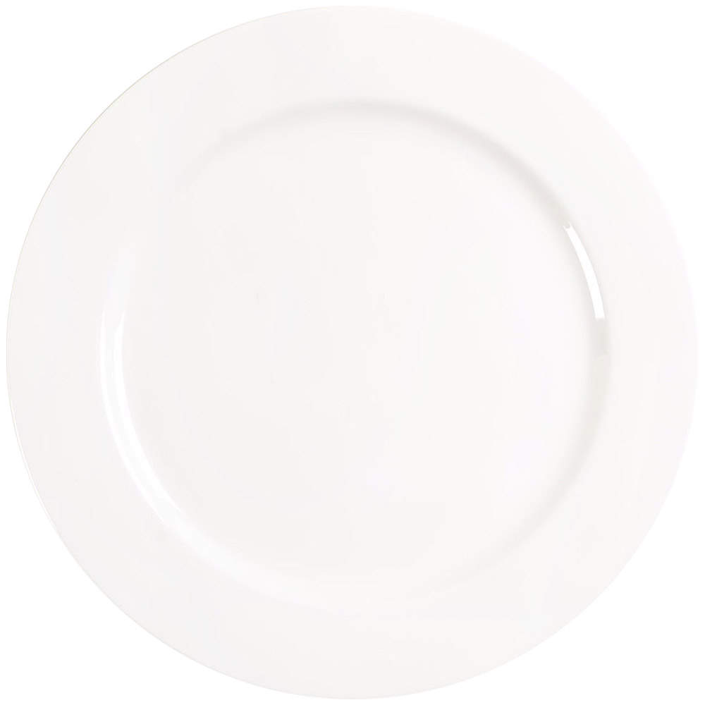 White Velvet Dinner Plate by Mikasa-1