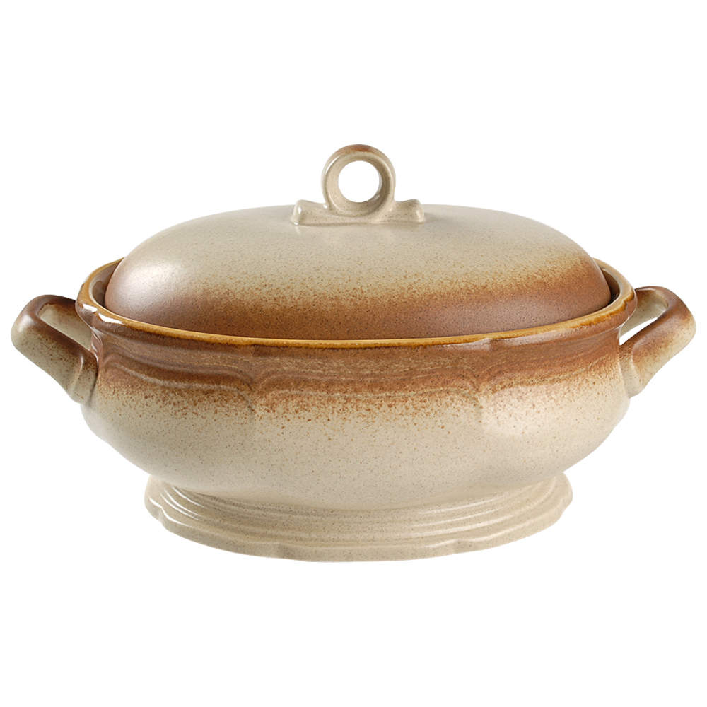 Whole Wheat 2 Quart Oval Covered Casserole by Mikasa-1