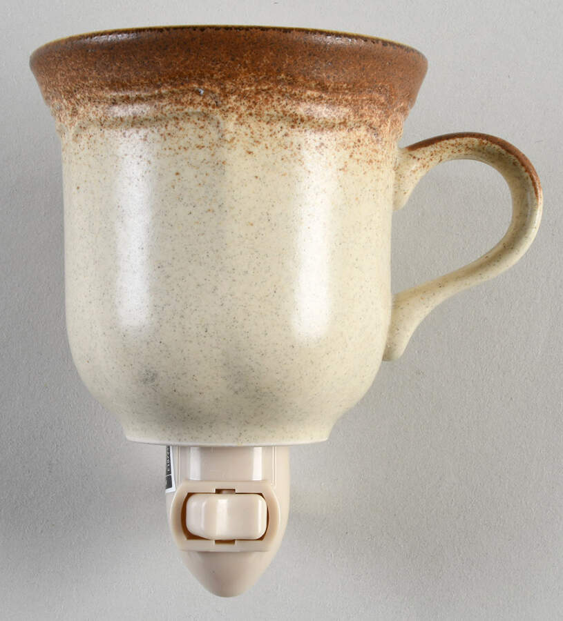 Whole Wheat 4 3/8"-4 5/8" Night Light/Cup & Saucer HC by Mikasa-1