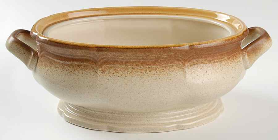 Whole Wheat 2 Quart Oval Covered Casserole No Lid by Mikasa-1