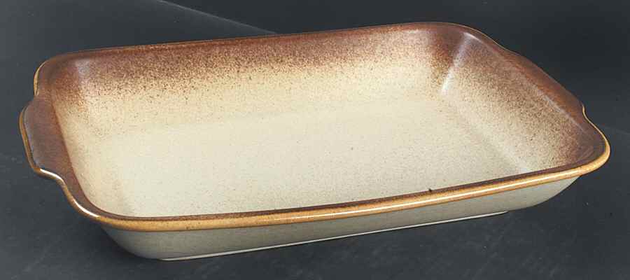 Whole Wheat 15" Rectangular Baker by Mikasa-1