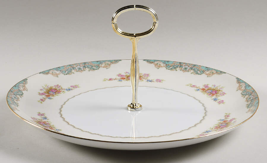 Windsor Castle Round Serving Plate with Handle (CH) HC by Mikasa-1
