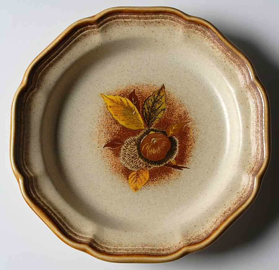 Wild Chestnut Salad Plate by Mikasa-1