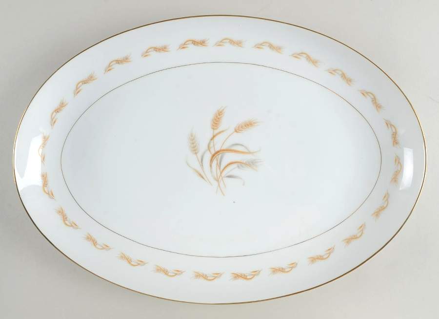 Windermere Lake 16" Oval Serving Platter by Mikasa-1