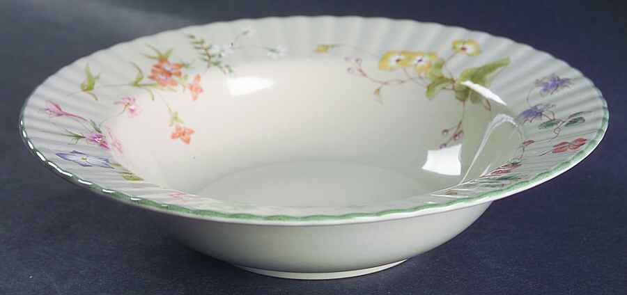 Wildflowers Rim Fruit/Dessert (Sauce) Bowl by Mikasa-1