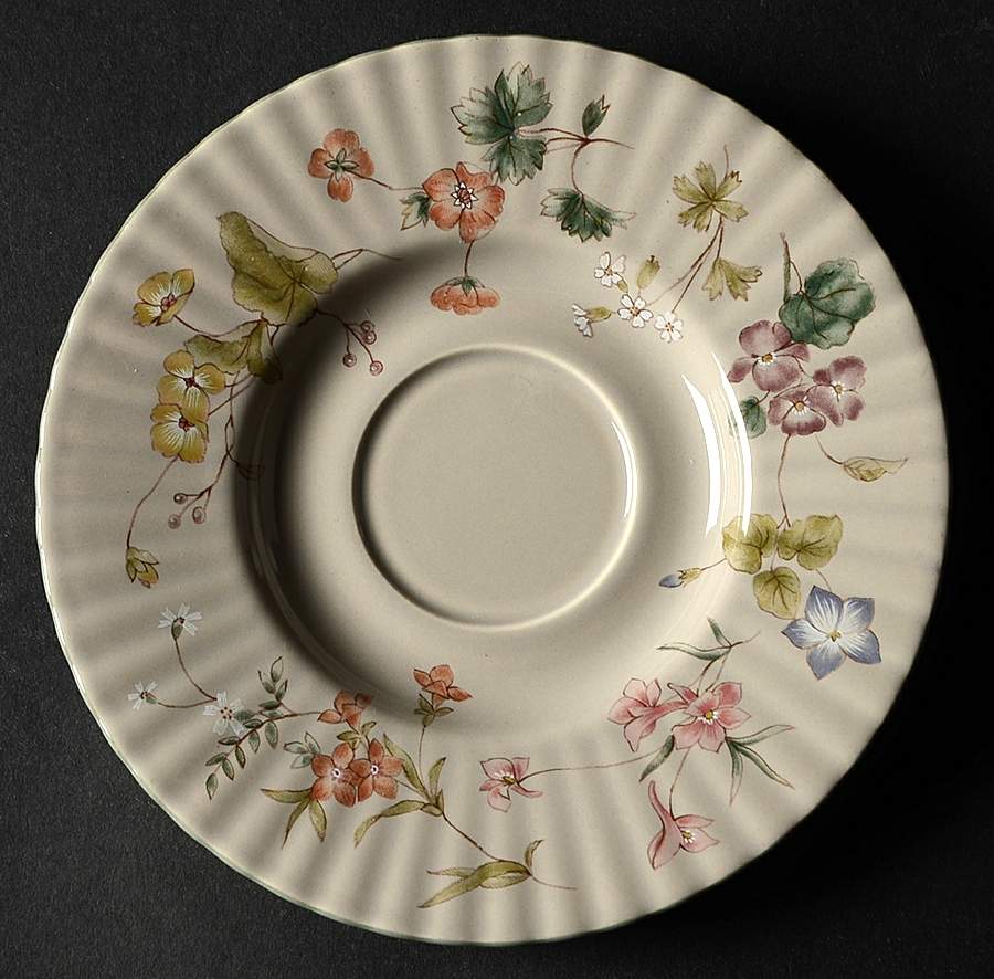 Wildflowers Saucer by Mikasa-1