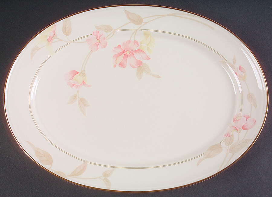 With Love 14" Oval Serving Platter by Mikasa-1