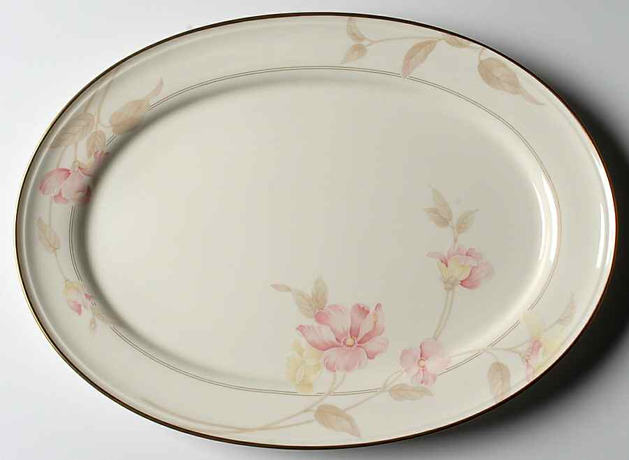 With Love 14" Oval Serving Platter by Mikasa-1