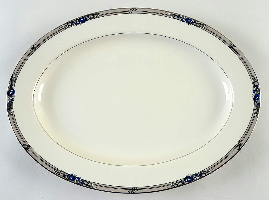 Wilshire 14" Oval Serving Platter by Mikasa-1