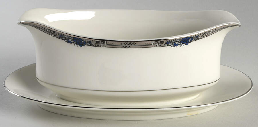 Wilshire Gravy Boat with Attached Underplate by Mikasa-1