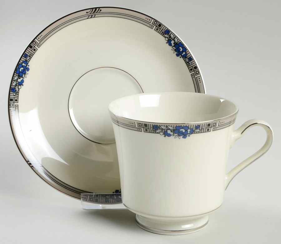 Wilshire Footed Cup & Saucer Set by Mikasa-1