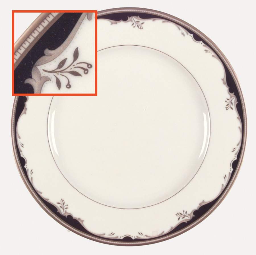 Winston Black Dinner Plate by Mikasa-1