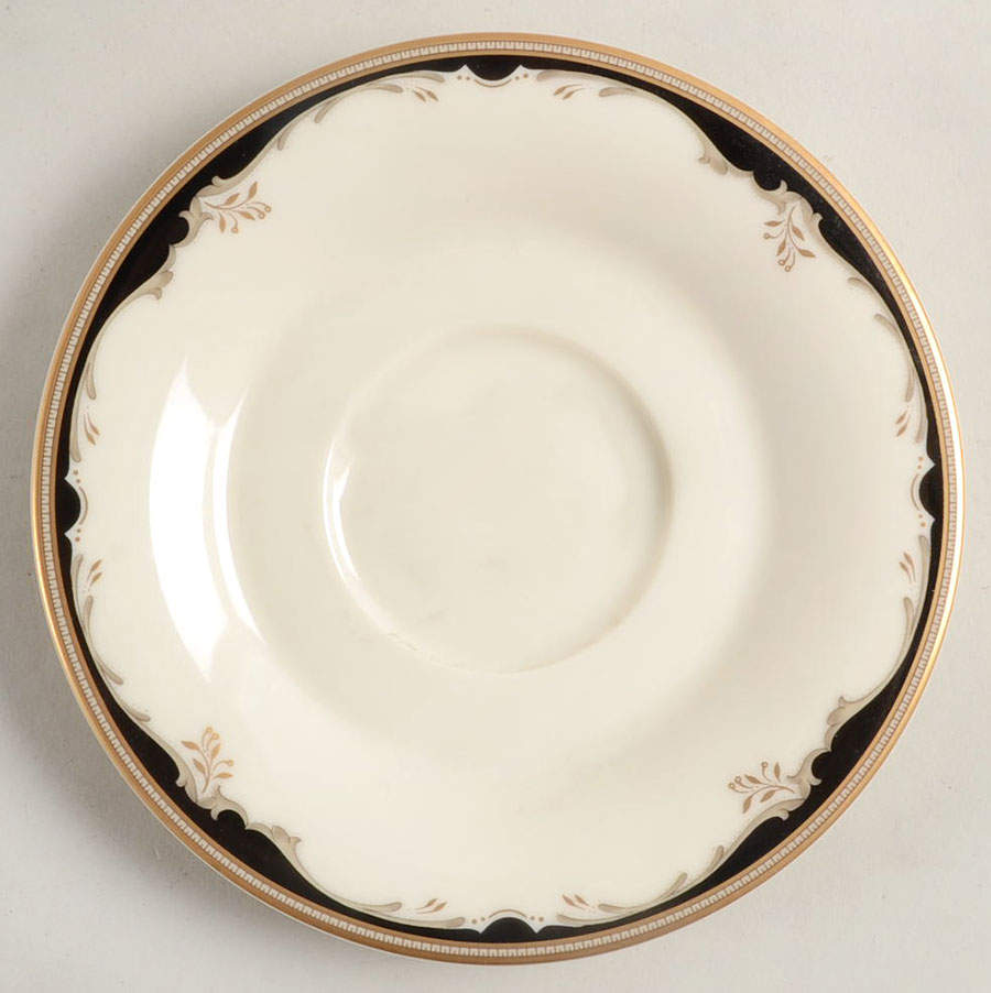 Winston Black Saucer by Mikasa-1