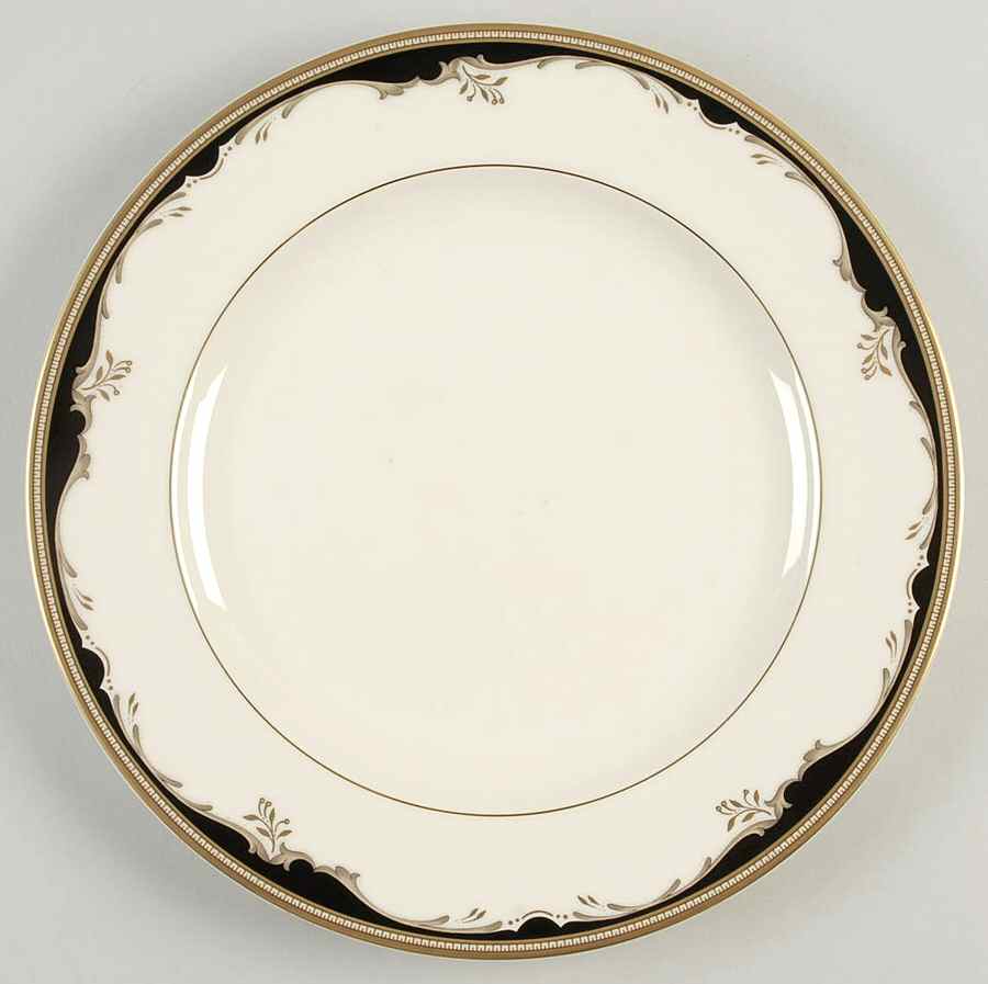 Winston Black 12" Chop Plate (Round Platter) by Mikasa-1