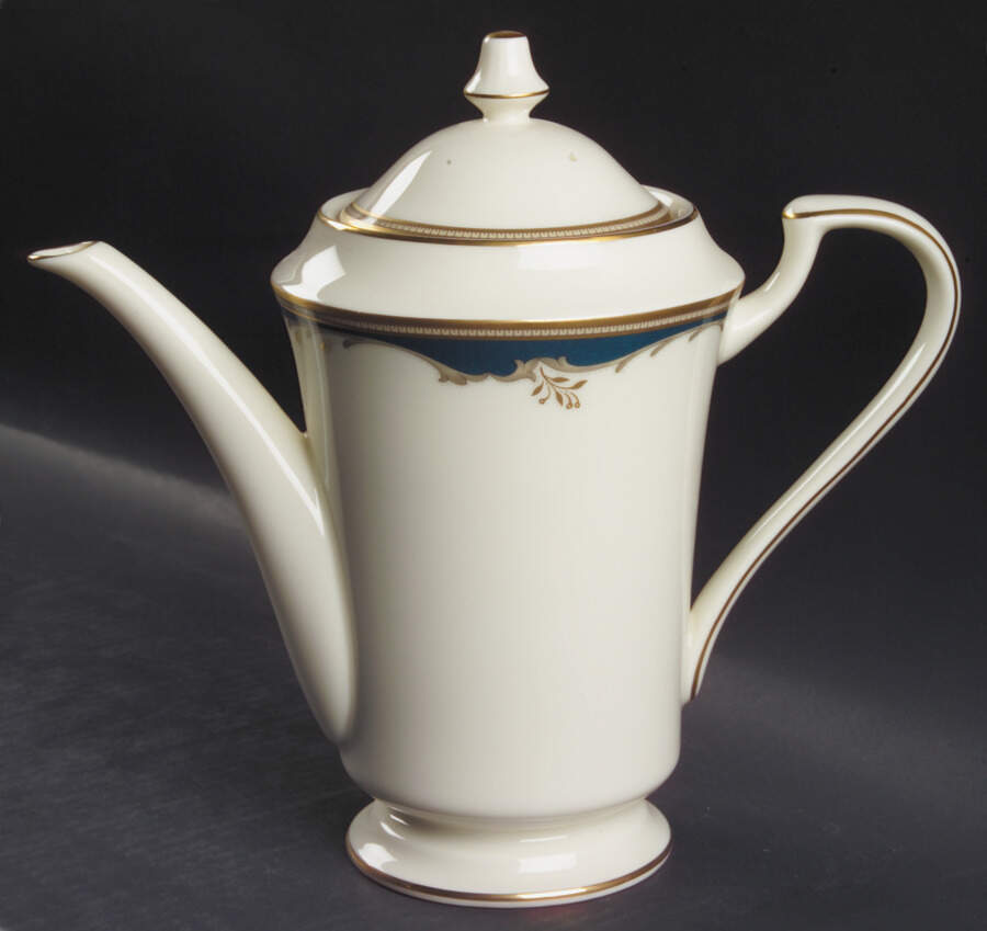 Winston Blue Coffee Pot & Lid by Mikasa-1