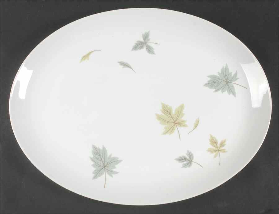 Windfall 16" Oval Serving Platter by Mikasa-1