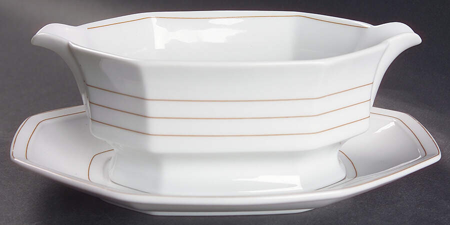 Windmill Gravy Boat & Underplate by Mikasa-1