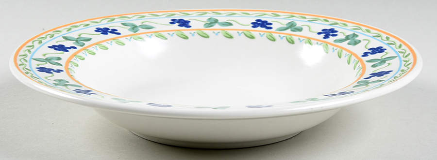 Wine & Roses Large Rim Soup Bowl by Mikasa-1