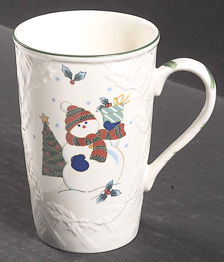 Winter Scene Cappuccino Mug by Mikasa-1