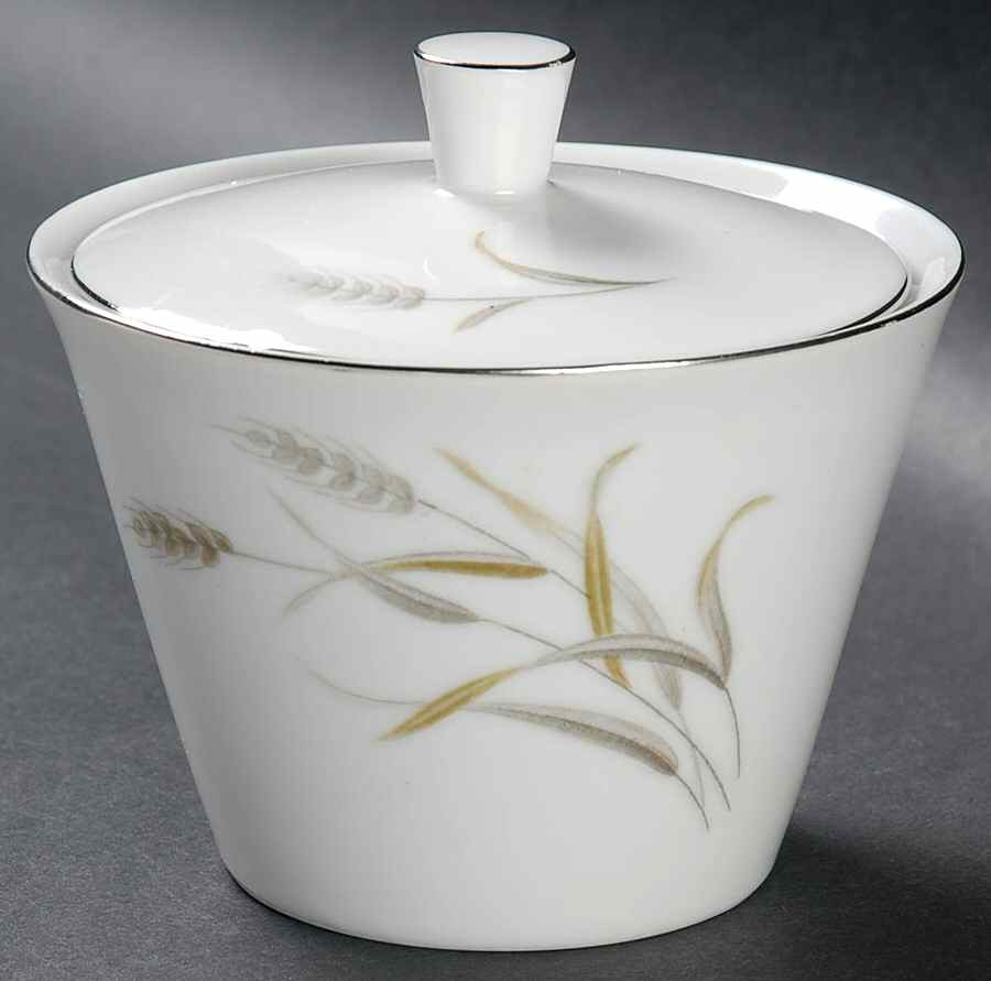 Wild Wheat Sugar Bowl & Lid by Mikasa-1