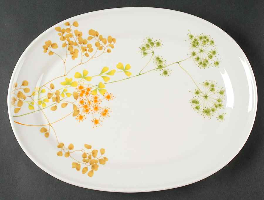 Woodcliff 14" Oval Serving Platter by Mikasa-1