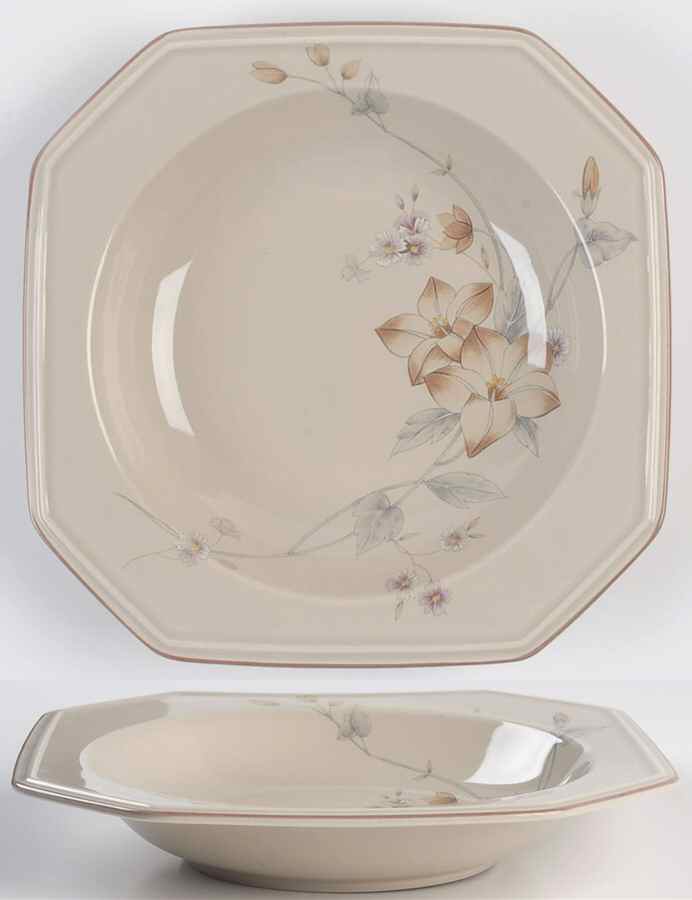 Woodland Rim Soup Bowl by Mikasa-1